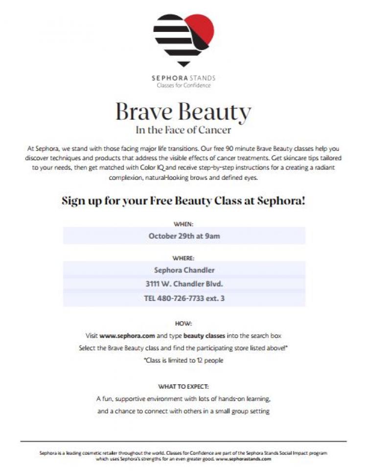 Free Beauty Class at Sephora | Light The Night | Leukemia