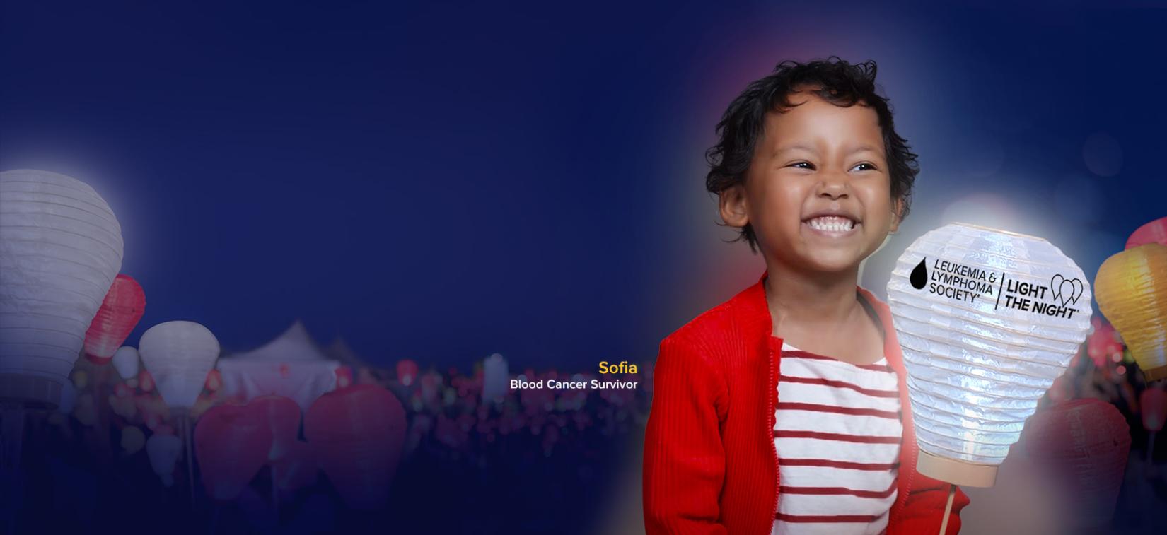 photo of Sofia, blood cancer survivor